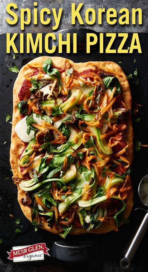 Spicy Korean Kimchi Pizza